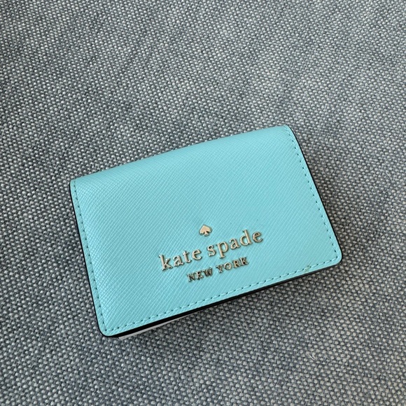 Kate Spade Staci Colorblock Micro Tri Fold Wallet - Picture 1 of 7